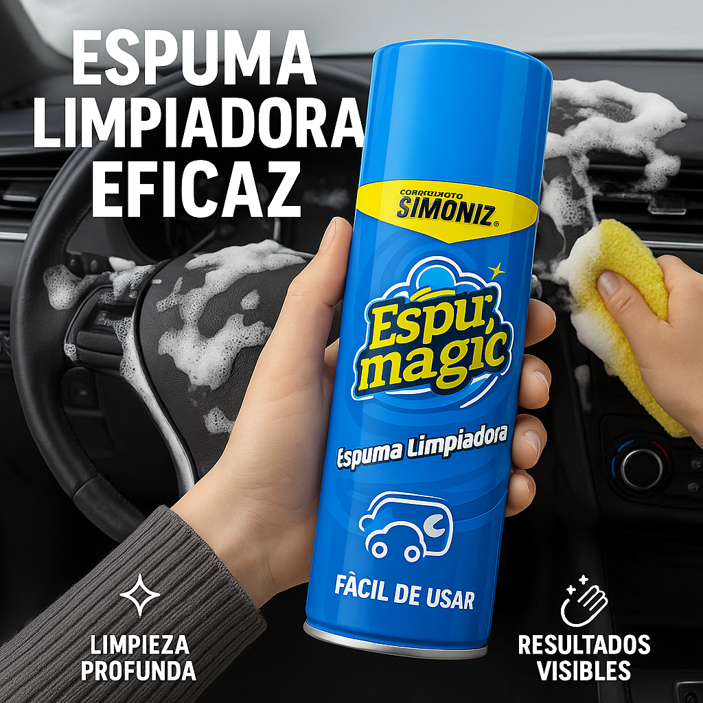 Espuma limpiadora multisuperficies simoniz espumagic 250ml