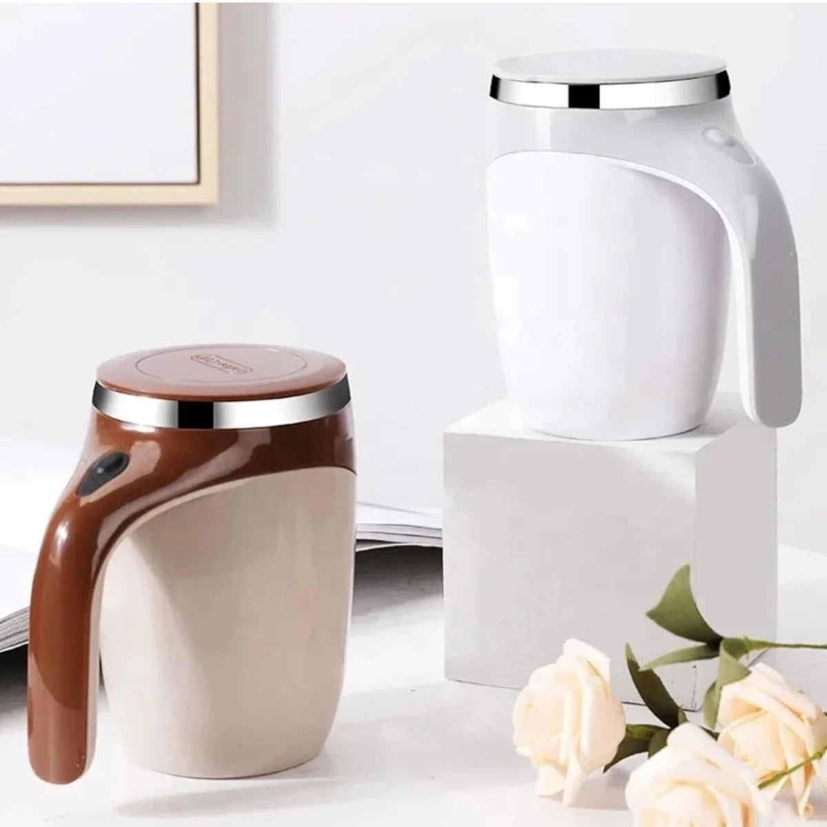Taza Eléctrica Con Mezcla Automática