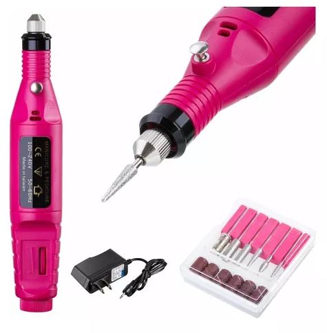 Pulidor de uñas recargable usb 5 boquill