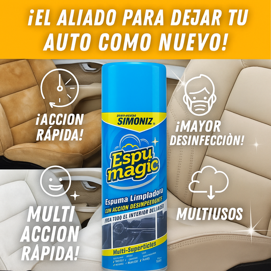 Espuma limpiadora multisuperficies simoniz espumagic 250ml
